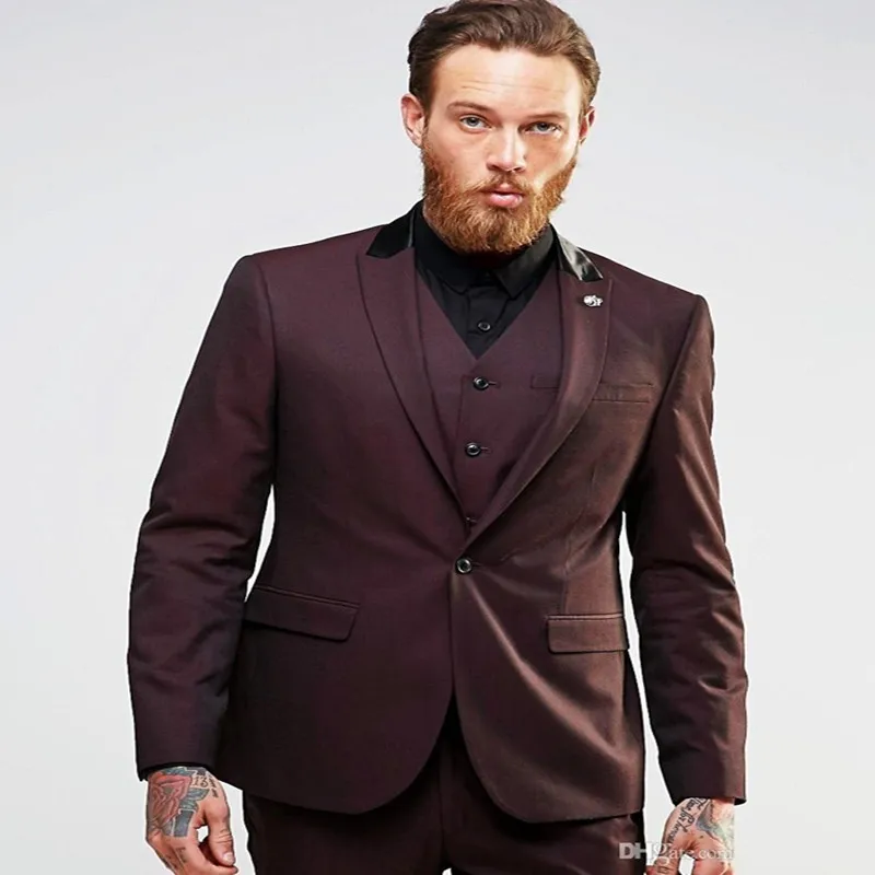 Slim-Fit-Blazer-One-Button-Groom-Suits-Peaked-Lapel-wedding-suits-for-men-Groom-Tuxedos-New