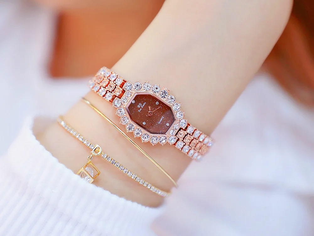 Роскошные женские часы с бриллиантами, известный бренд, элегантное платье, кварцевые часы, дамские стразы, наручные часы, Relogios Femininos