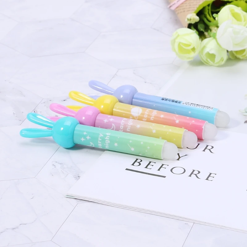 

Kawaii Rabbit Eraser For Erasable Pen Cute School Office Supply Stationery Gift