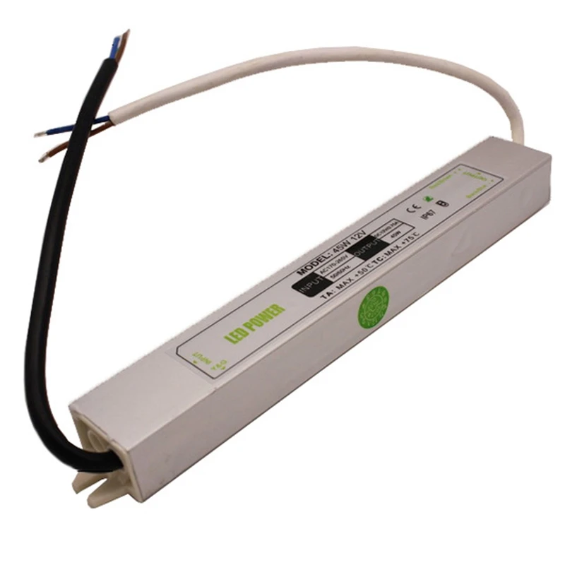 

Dc12V 45W Electronic Led Driver Ip67 Waterproof Outdoor Lighting Equipment Dedicated Power Supply Transformers