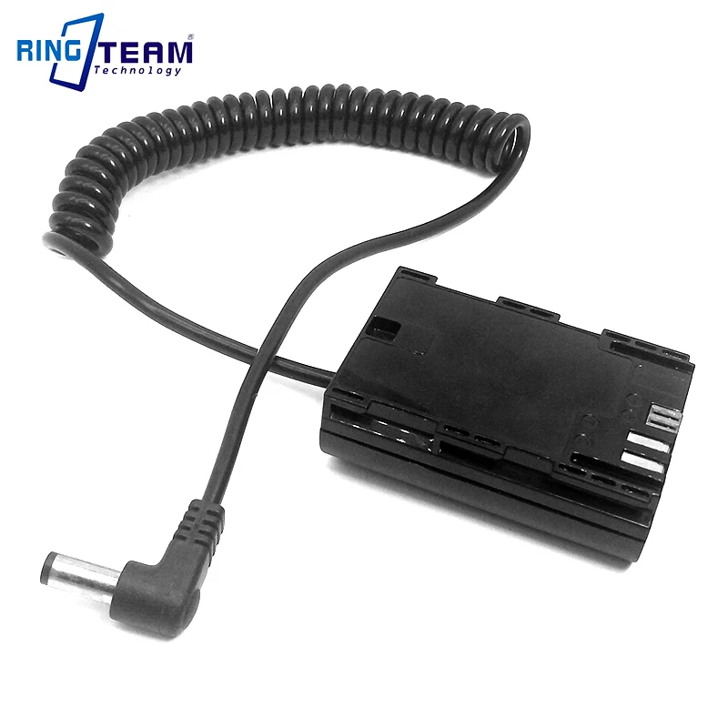 

LPE6 LP-E6 Digital Battery Case DR-E6 DC Coupler Power Supply Connector for BMD Blackmagic Video Assist Holder SmallHD Monitor