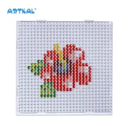 Artkal бисер Midi 5 мм большой площади Pegboard с узором для Perler Дизайн ручной работы материалы посылка