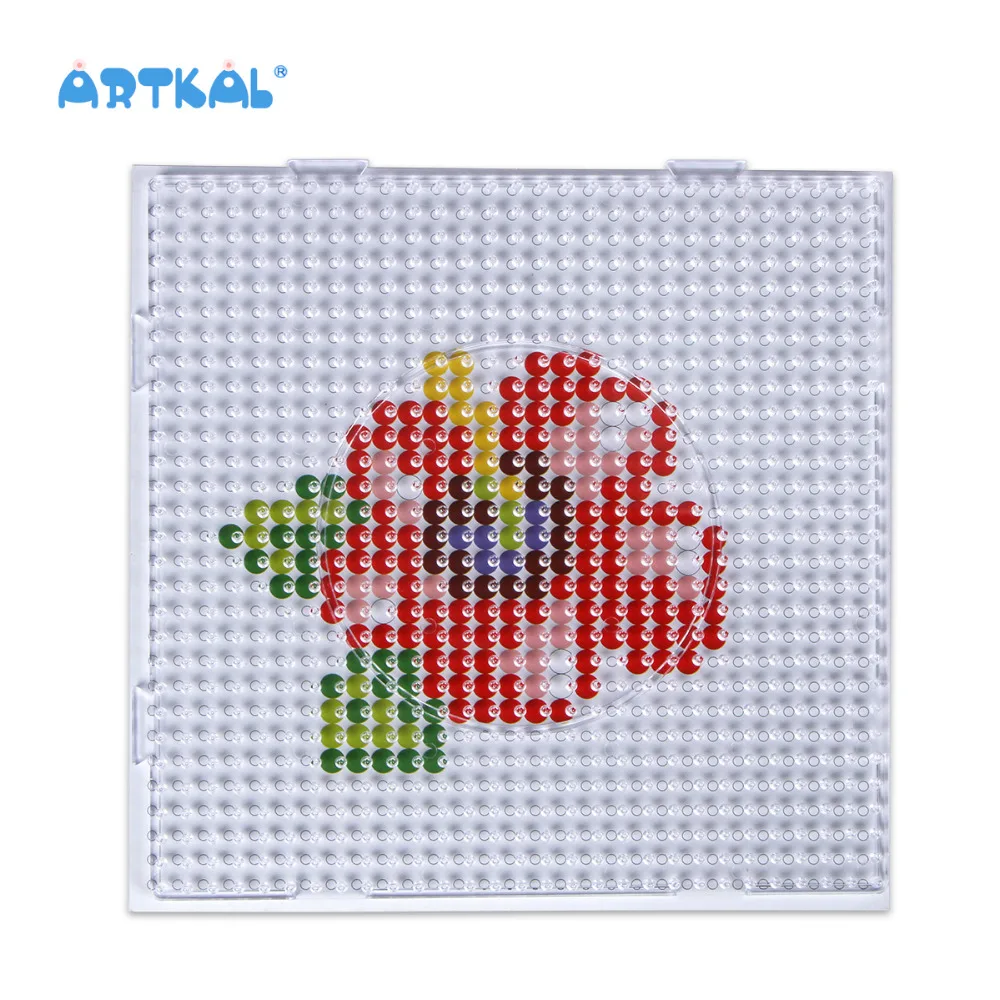 

Artkal Beads Midi 5mm Big Square Pegboard with Pattern for Perler Design Handmade Materials Package