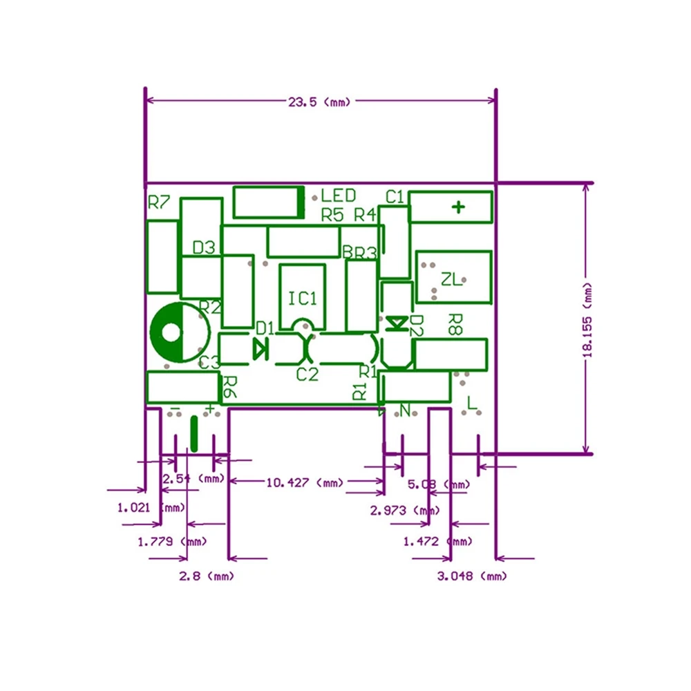 AC-DC 5V 700mA 12V 300mA 3,5 W изолированный выключатель Питание понижающий преобразователь понижающий модуль 220 в свою очередь 5 V/12 V