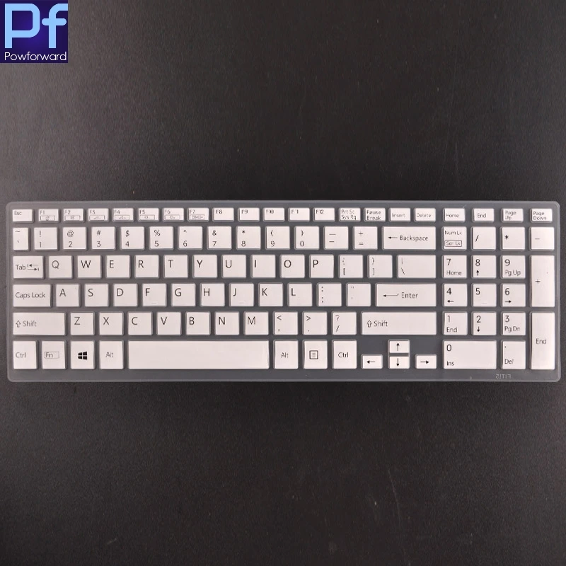 

15 Silicone keyboard cover Protector for Sony VAIO Svf152a29v SVF152C29V SVF1521Q1RW fit15 SVF15E svf1521p1rw 15.5