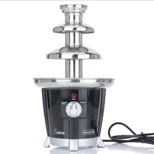 220 velegant домой шоколадный фонтан/3 яруса дома водопад машина/Рождество водопад машина