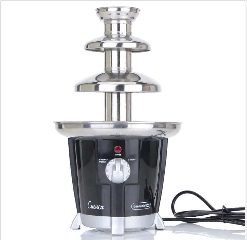 220vElegant home chocolate fountain/3tiers home waterfall machine