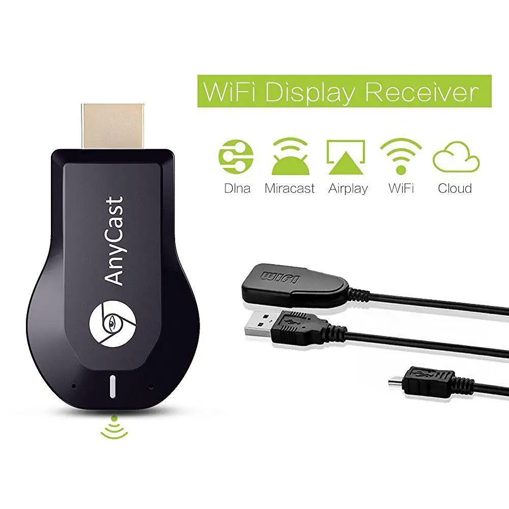 

LumiParty Anycast M2 plus miracast AirPlay Cromecast HDMI TV Card Wifi Display receiver dongle for Android, IOS, windows d25