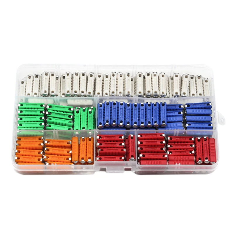 

200Pcs Gbc European Automotive Fuse 5-30Amp Dia 6Mm Continental Car Blade Bakelite Auto Eu Fuse For Vintage Old Style Car