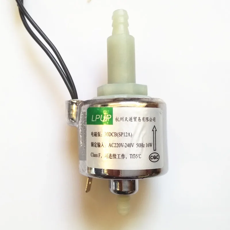 

Steam drag electromagnetic pump model 30DCB (SP-12A) Power AC220-240V- 50HZ 16W