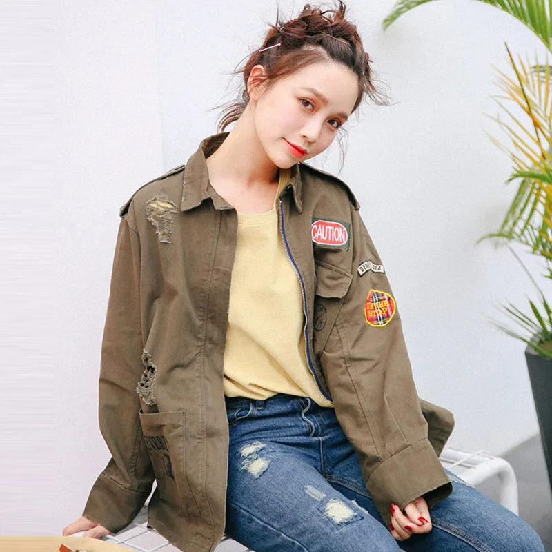 army jean jacket womens