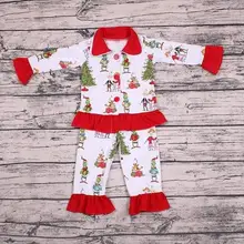 Лидер продаж; детский пижамный комплект с длинными рукавами и штанами; комплект изысканной одежды для девочек