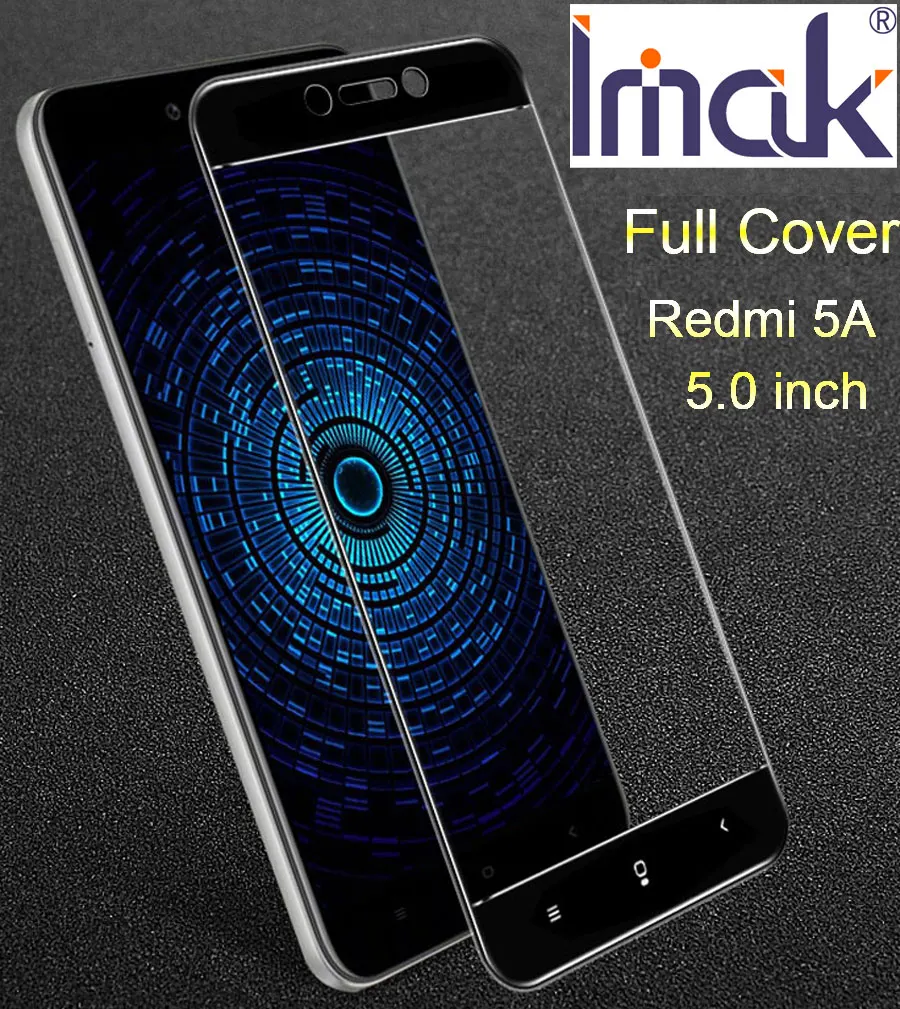 

Imak Pro+ Full Screen Glue Cover Protective Tempered Glass For Xiaomi Redmi 5A 5.0 inch 5 inch 2.5D Curved edge oleophobic