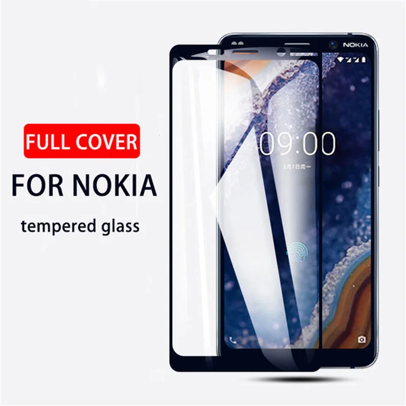 Полное покрытие закаленное стекло для Nokia 6 2018 5 1 3 2 X5 X6 plus Защитная пленка nokiaX6 nokia X