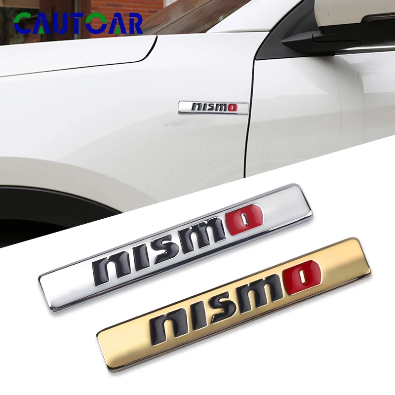 

3D Chrome metal Nismo side Emblem Logo Decal Badge Sticker For Nissan GTR 350Z Altima 370Z 240SX ECT Car Styling Accessories