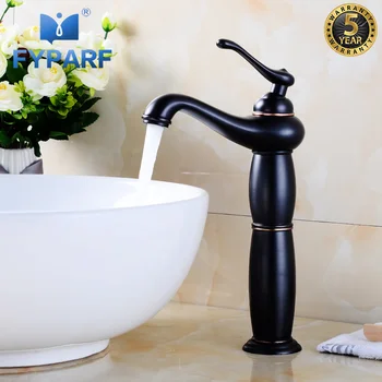 

FYPARF Sink Waterfall Faucet For Bathroom Brass Water Faucet Single Handle Bathroom Basin Tap Set Water Sink Tap crane B1035H