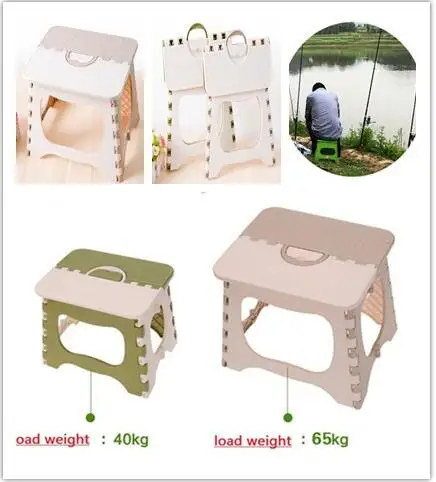

Folding chair stool high quality children With thick plastic folding stoolportable folding outdoor 2 color 2 size