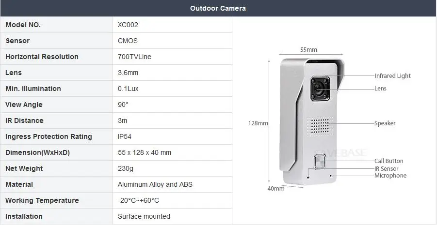 HOMSECUR 7 дюймов видео домофон система с Intra-monitor аудио домофон для квартиры 1 камера+ 2 монитора