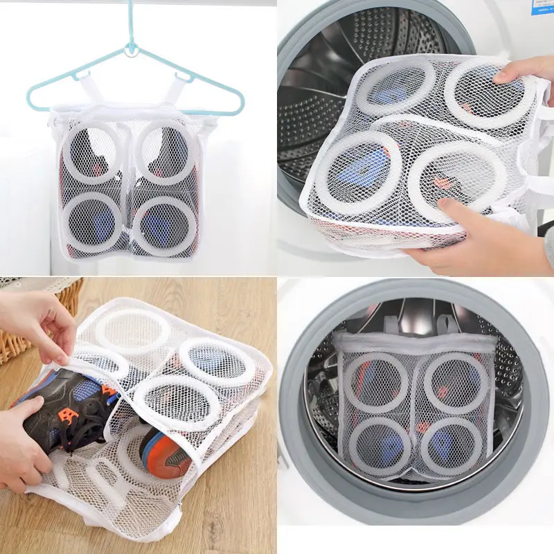 

2018 Newest Hot Sneaker Tennis Boots Sports Shoes Mesh Laundry Washing Bag Household Essentials