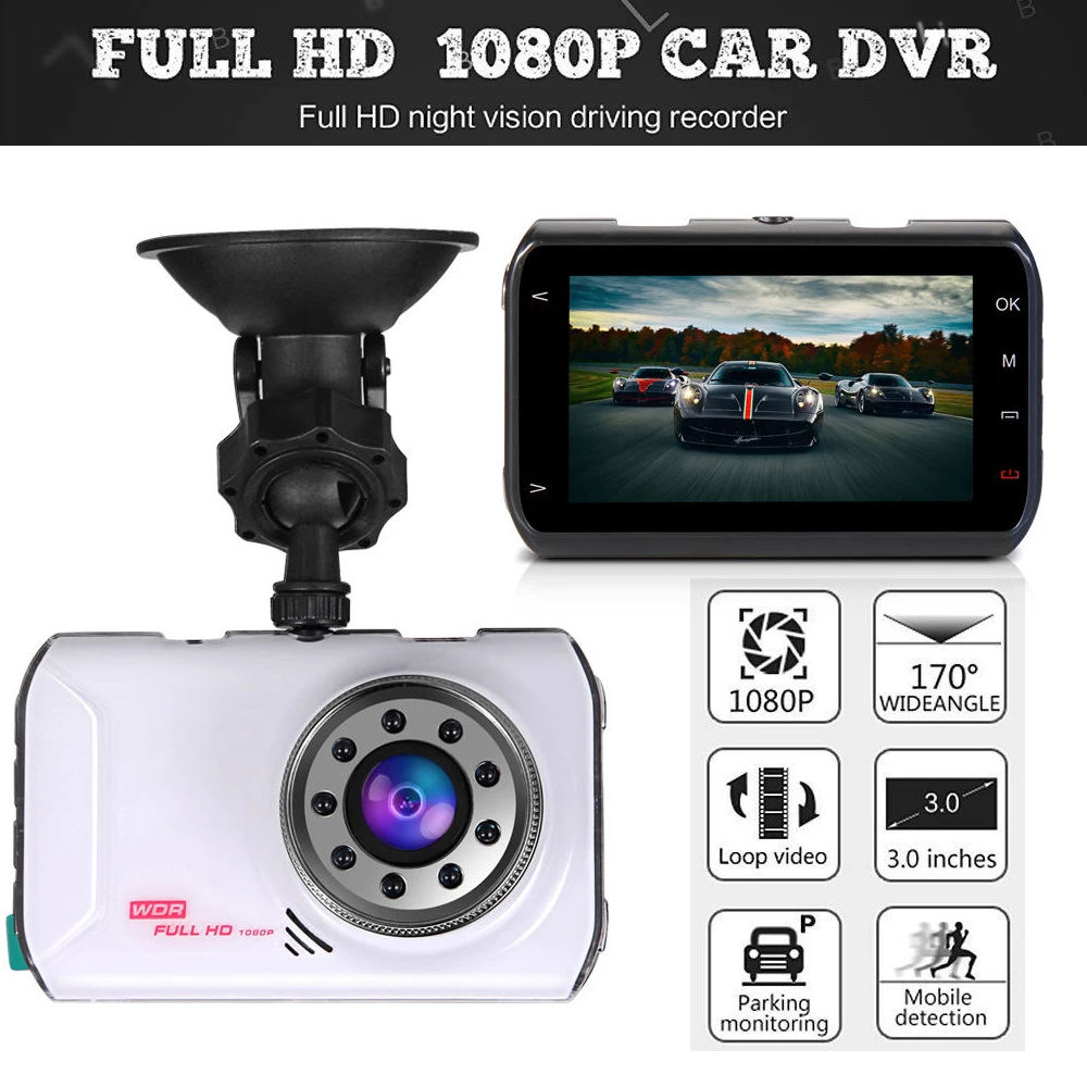 Novatek 96223 Новый Мини Автомобильный видеорегистратор Full HD 1080P с акселерометром