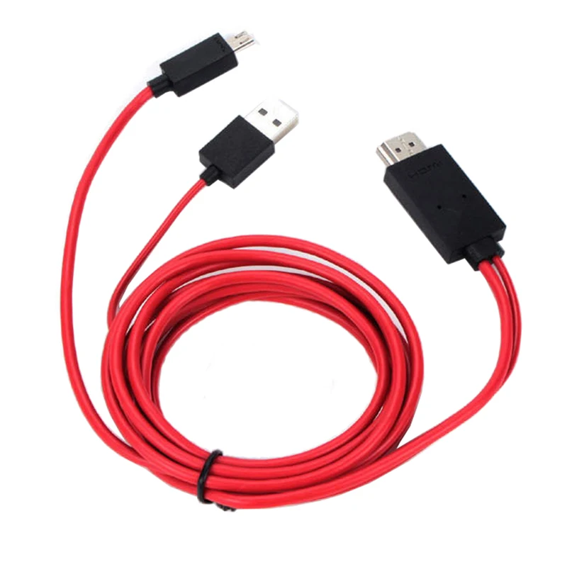 MHL Android мобильный телефон HDMI кабель адаптер micro usb к HDTV конвертер BR01 AV провод для