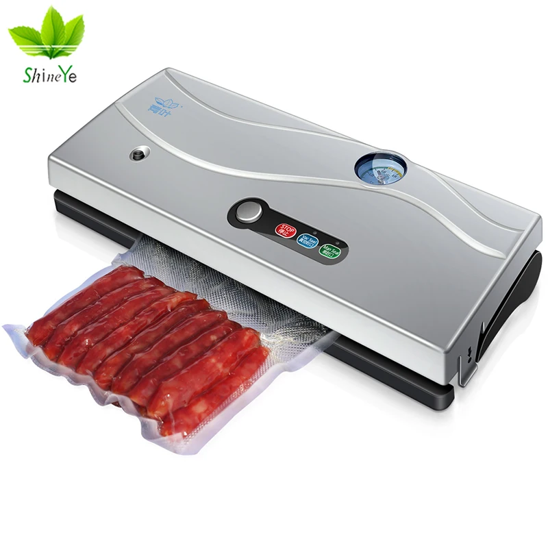  ShineYe 220V/110V Household Food Vacuum Sealer Packing Machine Film Vacuum Packer Container Food Se