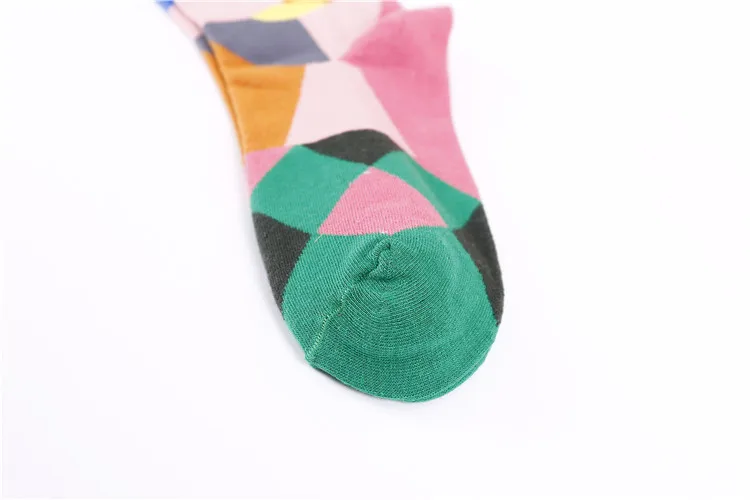 Большие цветочные носки удобные носки из хлопка для мужчин и женщин в европейском и американском стиле ретро Скейтбординг чулки чесаные
