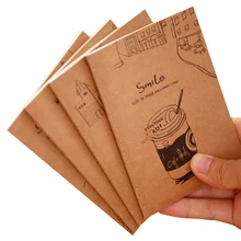 Mini Bloc de notas Estilo Vintage coreano, libro de firmas de invitados, de 12x9cm, para cuaderno y planificadores, 1 libro/lote
