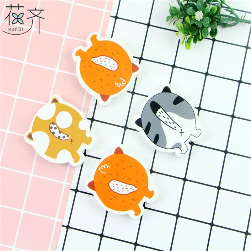 Buy 2 pcs/pack New Arrival Funny Cat Design eraser