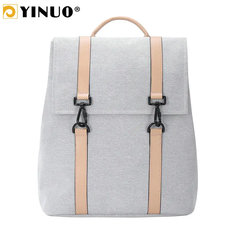

YINUO Laptop Backpack For 13.3inch Waterproof Women Backpack Back Anti Theft High Capacity Summer Bag