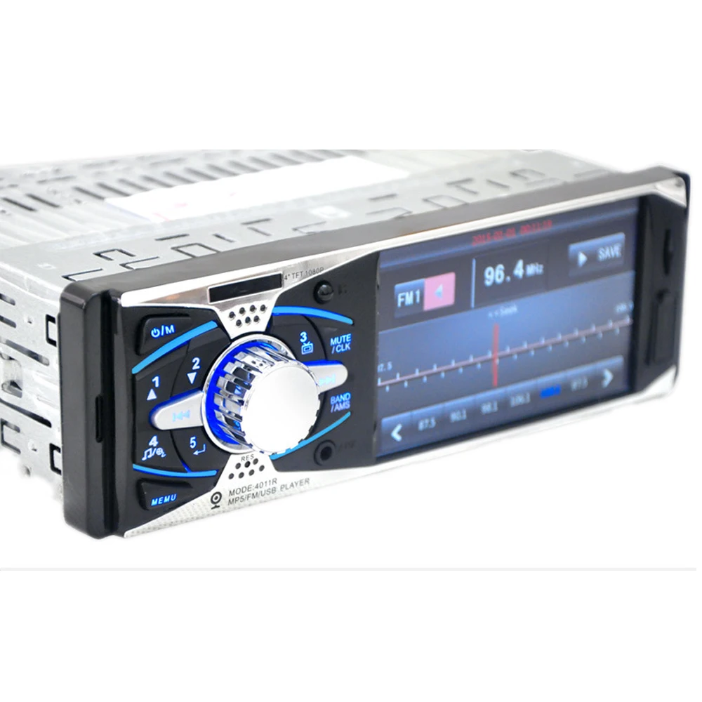 MP3/MP5/FM в тире 12 В Автомобильная радиокамера USB SD AUX 4,1 "TFT HD Зеркало Ссылка стерео головное устройство зеркало заднего вида ссылка для Android