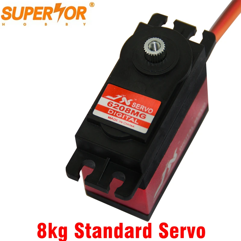 JX Servo PDI-6208MG 8KG Digital Standard High Precision Metal Gear Servo for RC airplane car helicopter 120 degree цена JX Servo PDI-6208MG 8KG Digital Standard High Precision Metal Gear Servo for RC airplane car helicopter 120 degree цены онлайн