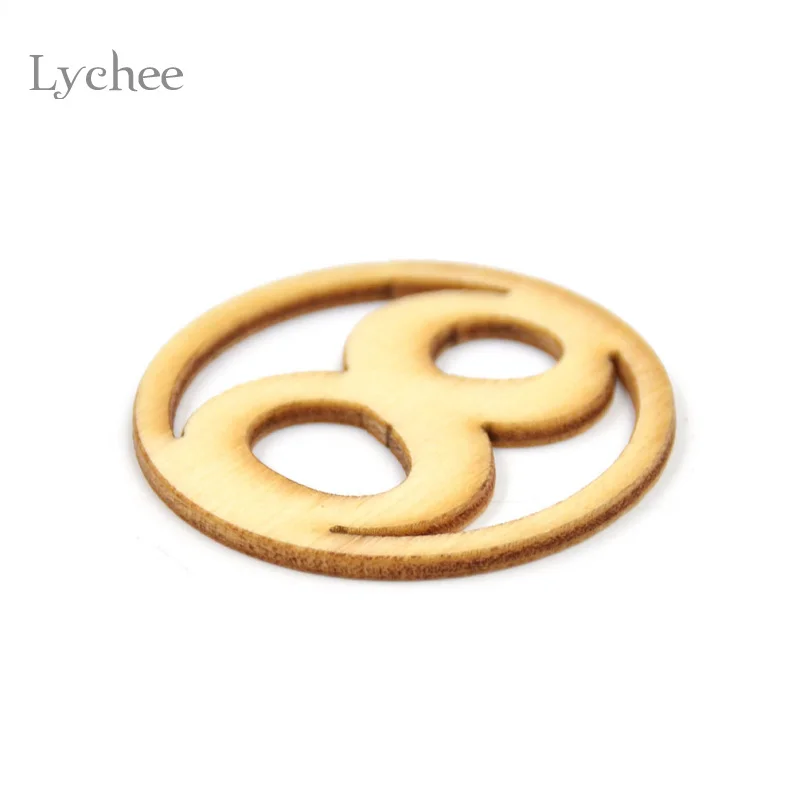 Lychee 1 набор деревянных фигурок 1-31 украшения для скрапбукинга украшения для дома наклейки DIY ручной работы