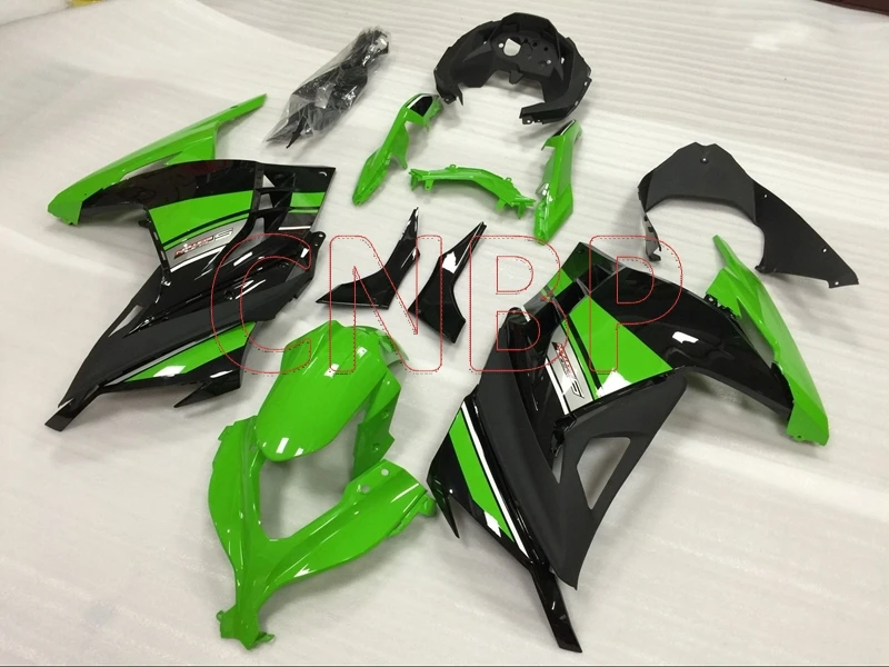 

Fairing for Kawasaki Zx300r 2013 - 2015 Green Black Body Kits for Kawasaki Zx300r 2015 Fairing Kits EX 300 Ninja 2013 no paint