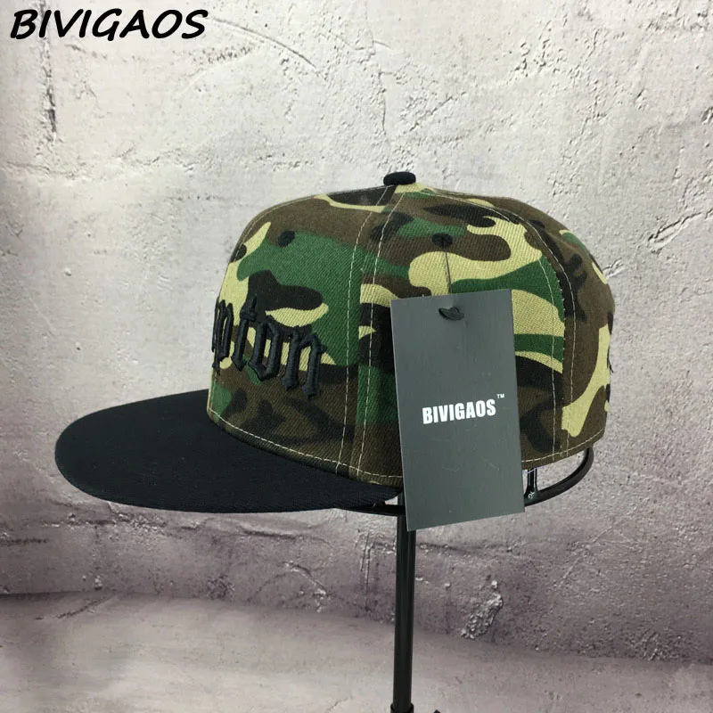 BIVIGAOS Snapback Casquettes Chapeu Masculino Touca Snap volver COMPTON Cappelli Hip Hop Gorras Beisbol Cappelli sombrero