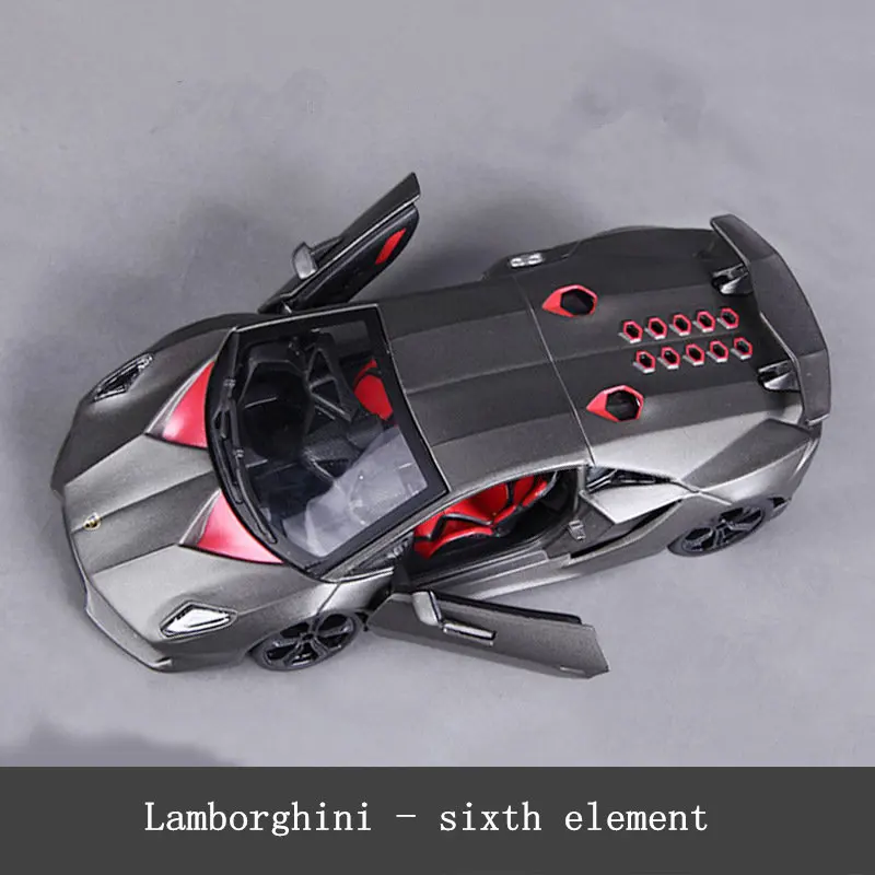 Bburago 1:24 Lamborghini Модель высокая имитация литья металла детская игрушка бойфренд подарок моделирование сплав автомобиль коллекция - Цвет: Lamborghini