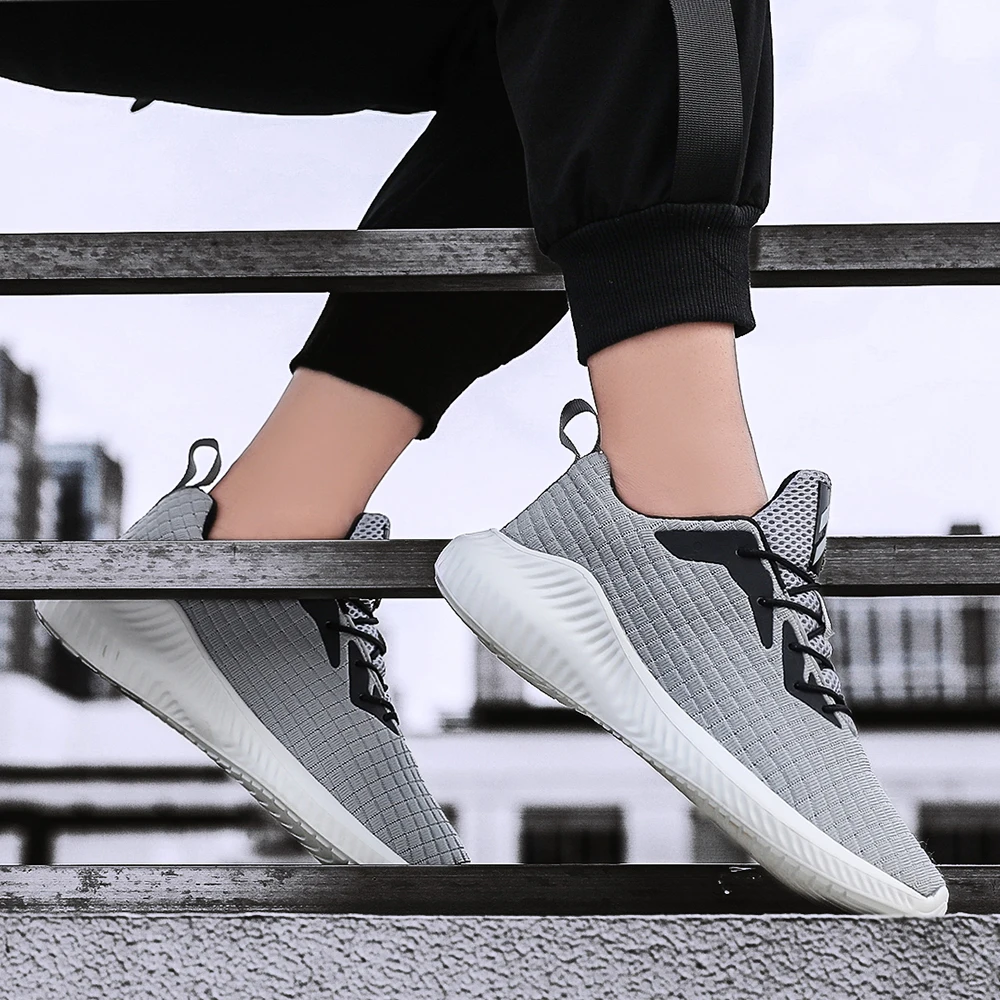 Мужская обувь; Beathable Air Mesh; мужская повседневная обувь; слипоны; мужские носки; мужские теннисные кроссовки; Masculino Adulto; размеры 46; 6J1925