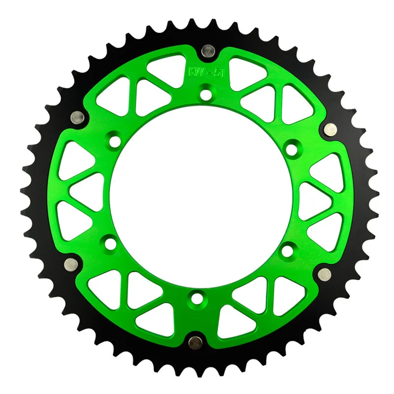Мотоцикл сталь алюминиевый композитный 45~ 52 т Задняя звездочка для KAWASAKI KLX250S KLX650R KLX300R KLX450R KX450F KX450 KLX250 S F