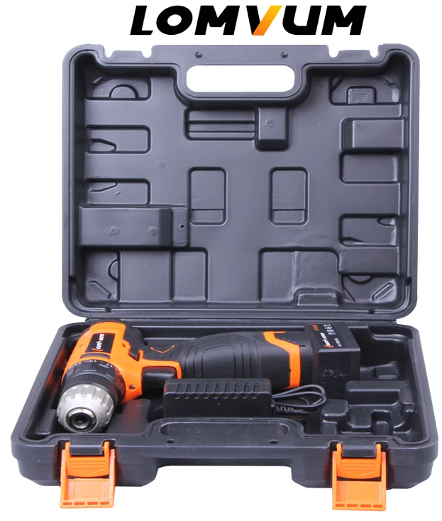 LOMVUM 25V mini drill Storage Box 21v/20v cordless Electric drill