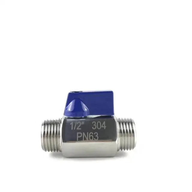

Stainless Steel 304 Inline Mini Ball Valve - MXM NPT or BSP