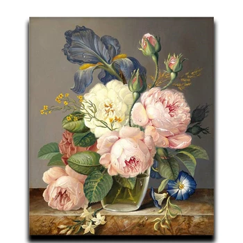 

Painting diamond dot Cross Diy Diamond Craft Needle Needle Arts Full Icon Diamond Mosaic Peony Resin Particles