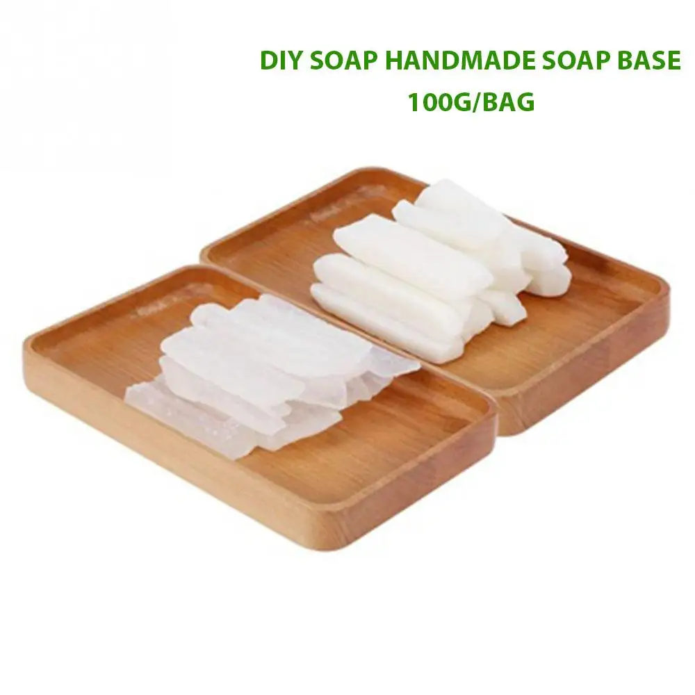 Ручной работы мыльница ручной изготовление мыла Saft прозрачный чистый 100 г сырье нежный уход за кожей ванны Diy