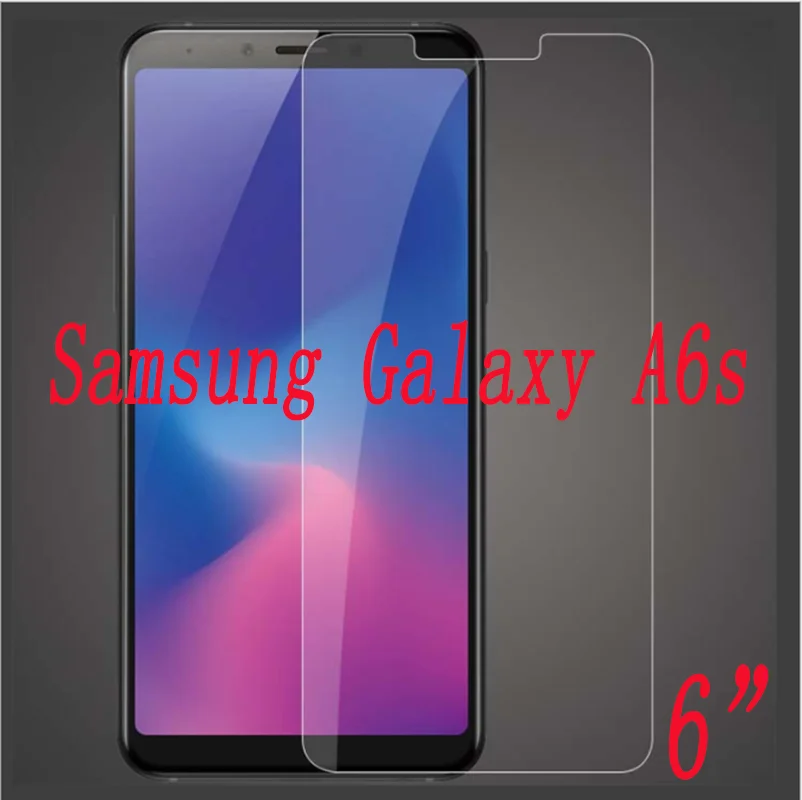 Smartphone 9H Tempered Glass  for Samsung Galaxy A6s   Explosion-proof Protective Film Screen Protector cover phone Smartphone 9H Tempered Glass  for Samsung Galaxy A6s   Explosion-proof Protective Film Screen Protector cover phone