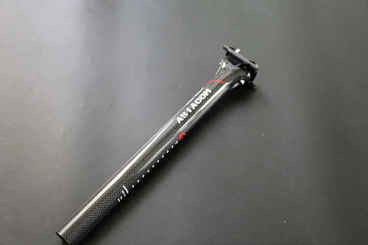 

New ASIACOM full Carbon Fiber mountain Bicycle road bicycle Seat Post Seatpost Bicycle Parts 3K Matte/glossy straight head