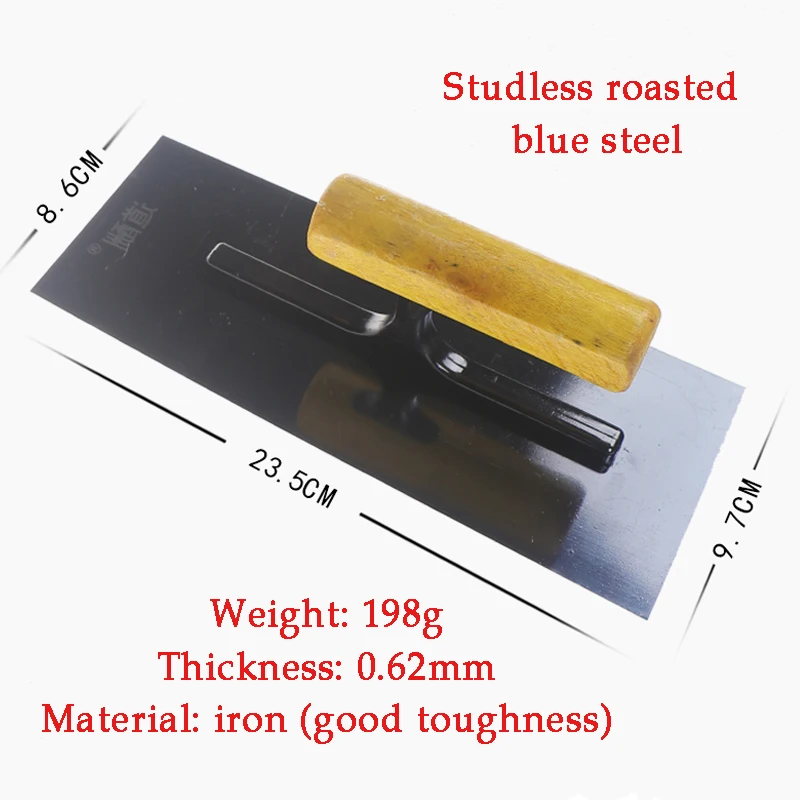 Штукатурной плитки Мастерок инструмент масоны Малый каменщик штукатурной пилообразной Ракель стены с зубчатым железная пластина