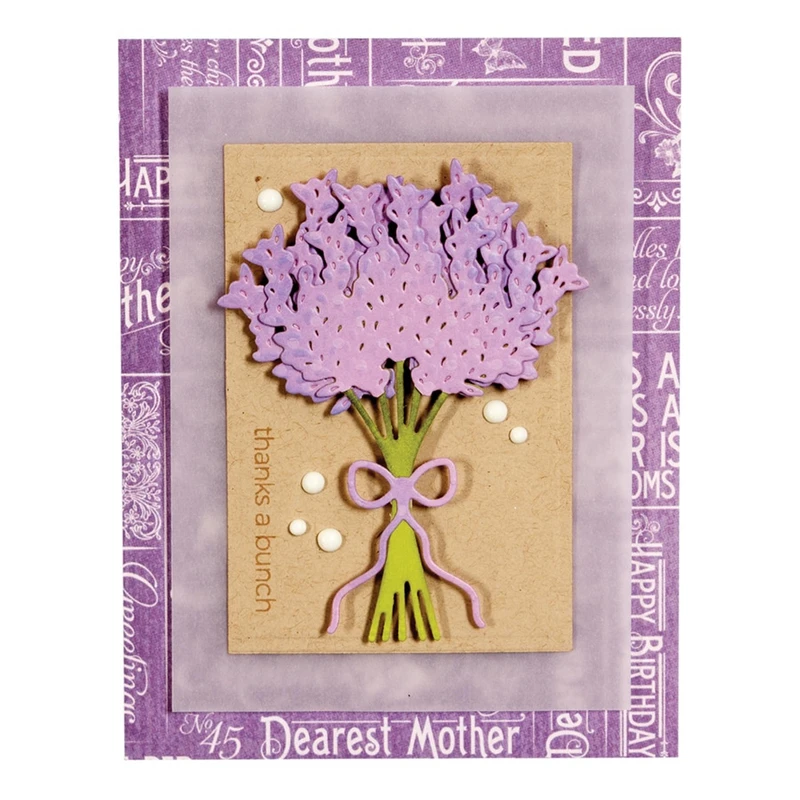 

Lavender Bowknot Metal Cutting Dies Stencils For DIY Scrapbooking Decorative Embossing Suit Paper Cards Die Cutting Template