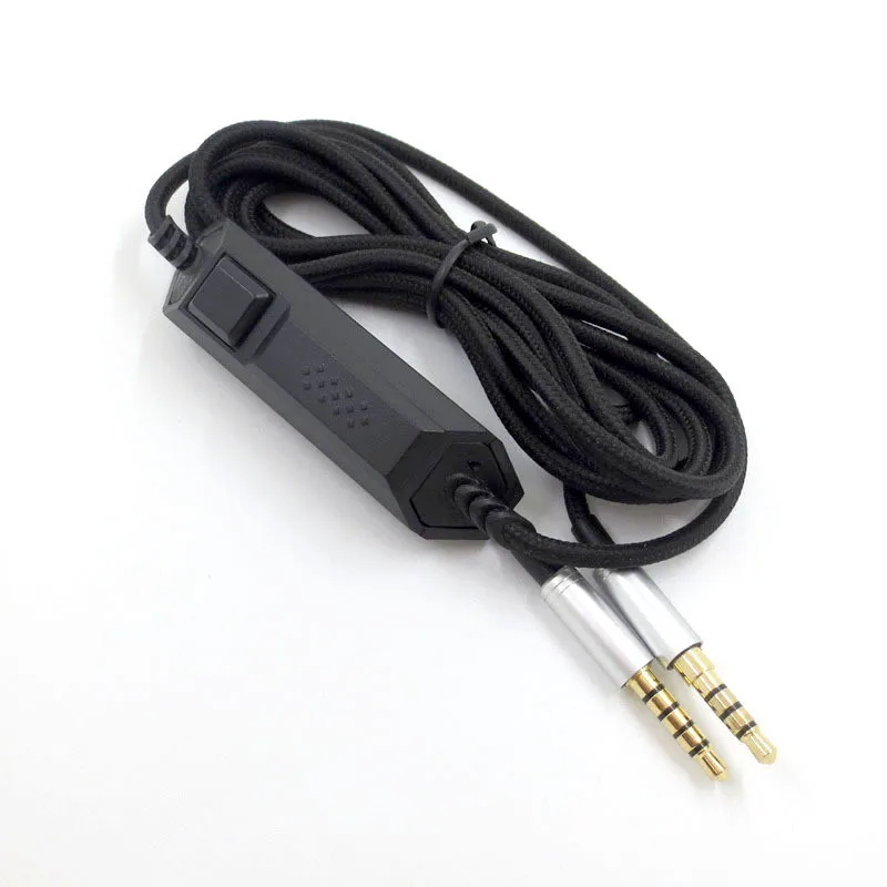 Сменный аудио кабель для настройки наушников для logitech Astro A10 A40 наушники для PS4 для Xbox 7,5 - Цвет: Wire control version