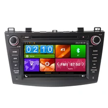 Free map Auto Video Wince Car Entertainment Multimedia System DVD Player Radio For Mazda New 3 With GPS Free shipping