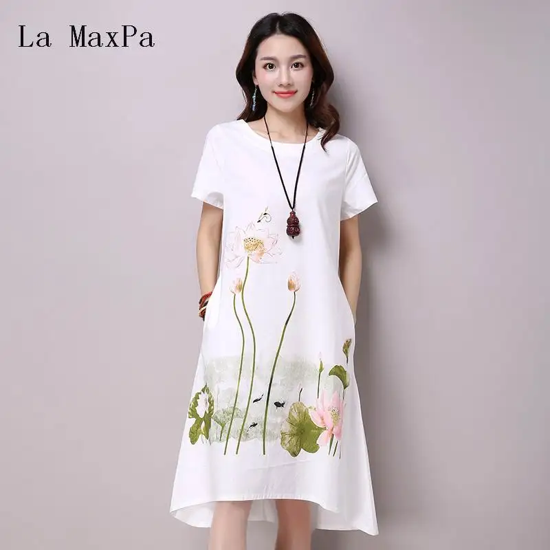 cotton short sleeve dress