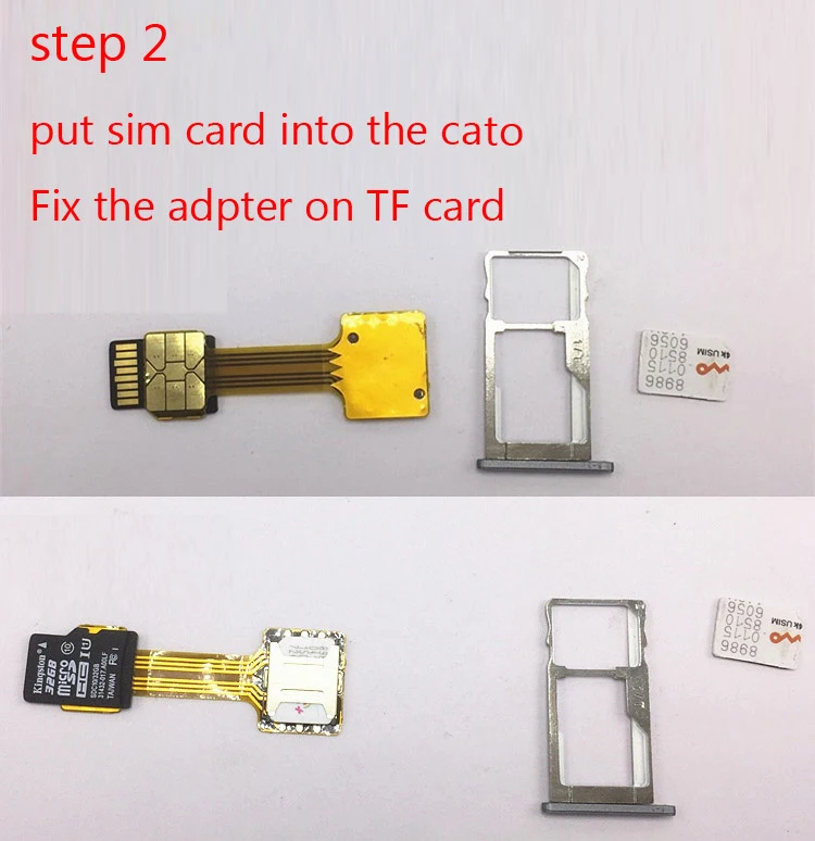 HAOHAN гибридный двойной сим-карты Micro SD адаптер для Android удлинитель 2 нано микро сим-адаптер для XIAOMI REDMI NOTE 3 4 3s
